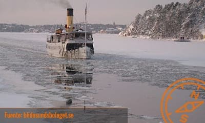 Paseo en barco al mercado navideño de Blidö (Båtfärd till Blidö julmarknad)
